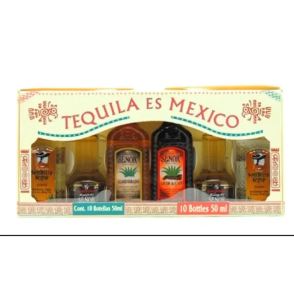 10-Pack Señor Tequila 50ml Mini Shot Bottles 10 pack seor tequila 50ml mini 0 1753359813 - LIQUORFREIGHTT