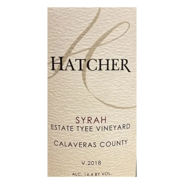 2018 hatcher syrah red wine 75 0 1753360475 - LIQUORFREIGHTT