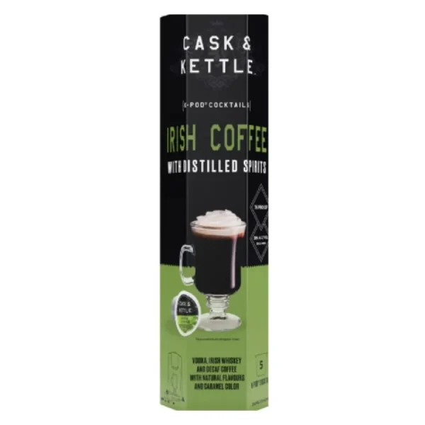 Cask + Kettle Irish Hard Coffee K-Cups - 200ml Bold Flavor cask kettle irish hard coffee 0 1753360659 - LIQUORFREIGHTT