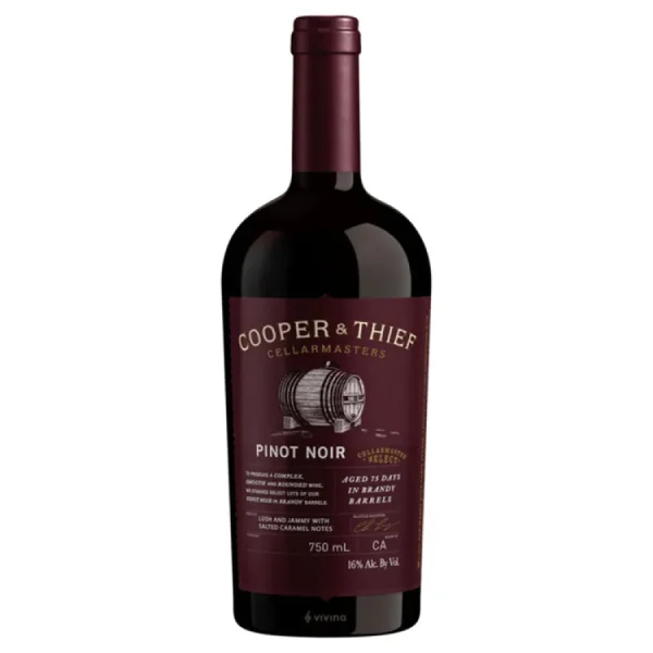 Cooper & Thief Rich Red Pinot Noir 750ml cooper thief rich red pinot no 0 1753359656 - LIQUORFREIGHTT