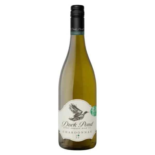 Oregon Chardonnay | Premium Duck Pond Wine Bottle 750ml oregon chardonnay premium duck 0 1753360108 - LIQUORFREIGHTT
