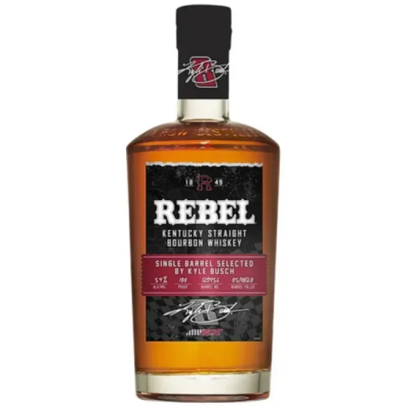 Rebel Bourbon - Kyle Busch NASCAR Single Barrel Whiskey rebel bourbon kyle busch nasca 0 1753360854 - LIQUORFREIGHTT