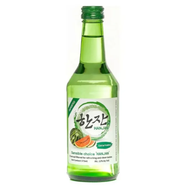 Watermelon Soju Drink - Korean HanJan 375ml Bottle watermelon soju drink korean h 0 1753360302 - LIQUORFREIGHTT